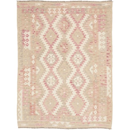 Tappeto Kilim Afghanistan beige giallo 146x196