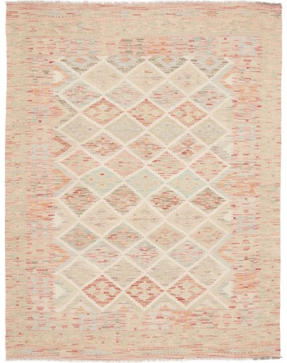 Tappeto Kilim Afghanistan beige giallo 148x191