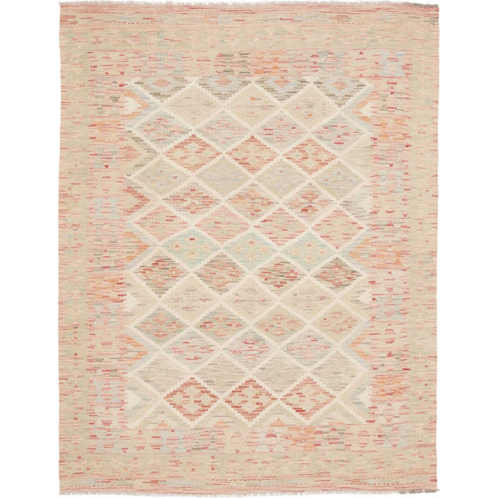 Tappeto Kilim Afghanistan beige giallo 148x191