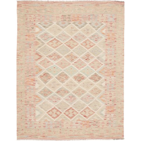 Tappeto Kilim Afghanistan beige giallo 148x191