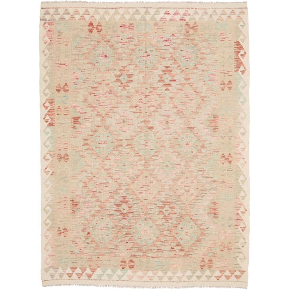 Tappeto Kilim Afghanistan beige marrone 147x200