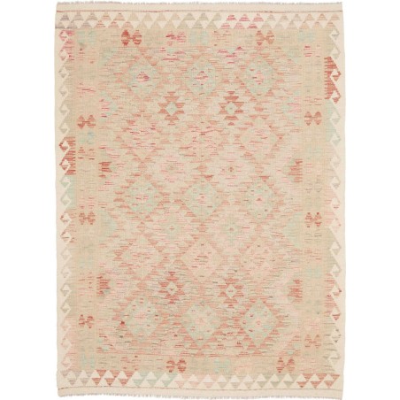Tappeto Kilim Afghanistan beige marrone 147x200