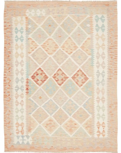 Tappeto Kilim Afghanistan giallo 154x200