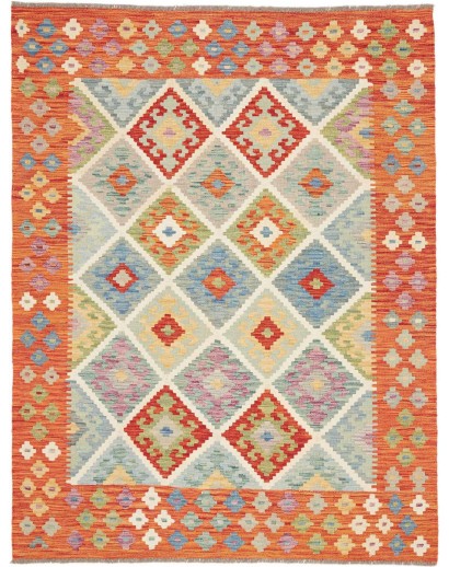 Tappeto Kilim Afghanistan marrone 150x194