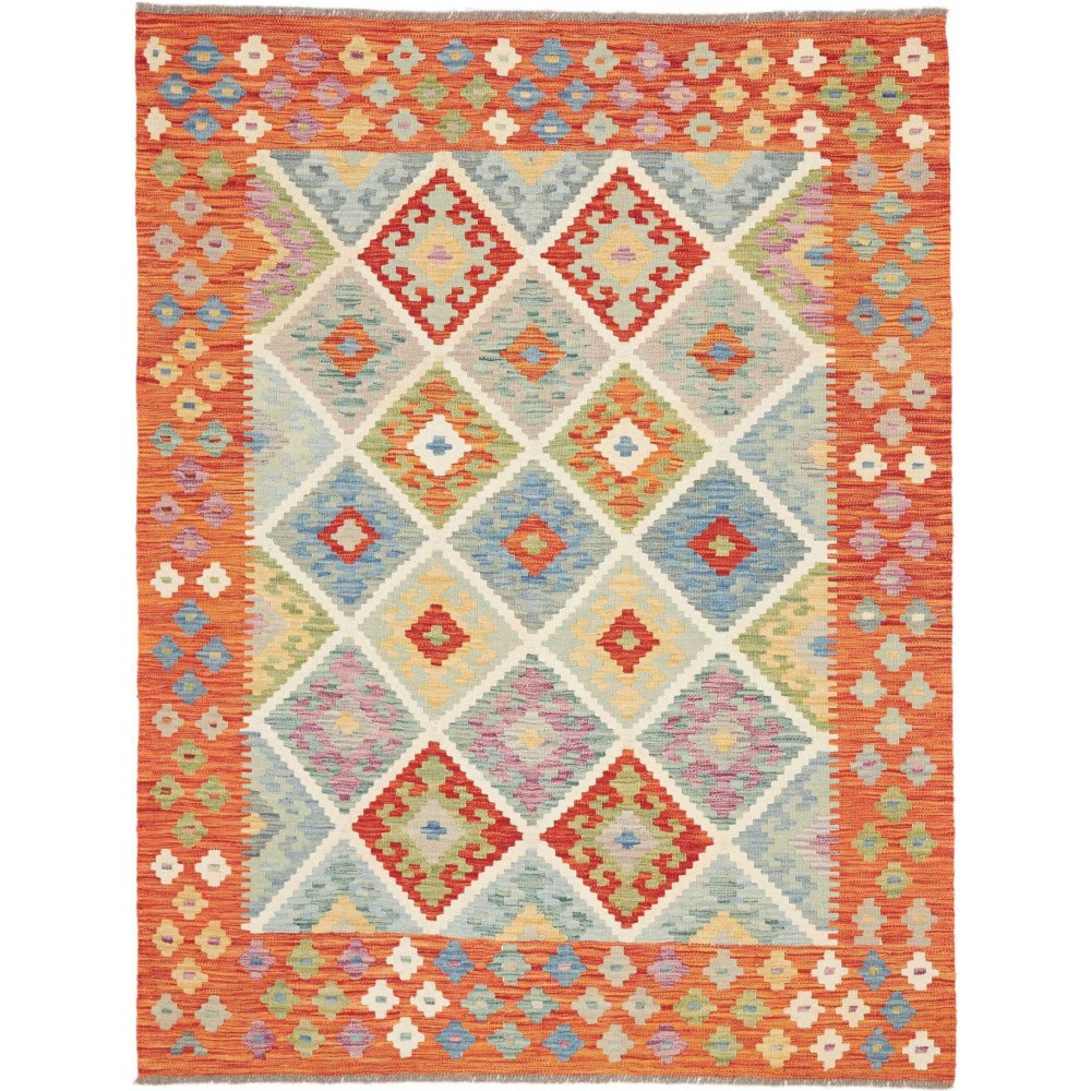 Tappeto Kilim Afghanistan marrone 150x194