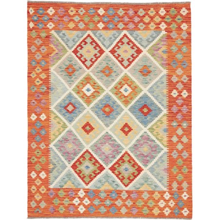 Tappeto Kilim Afghanistan marrone 150x194