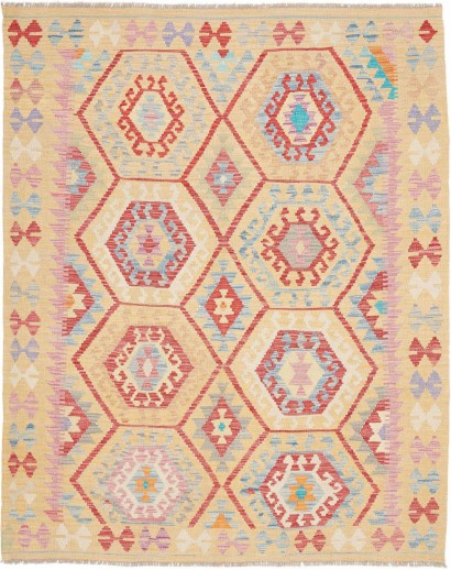 Tappeto Kilim Afghanistan marrone 155x193