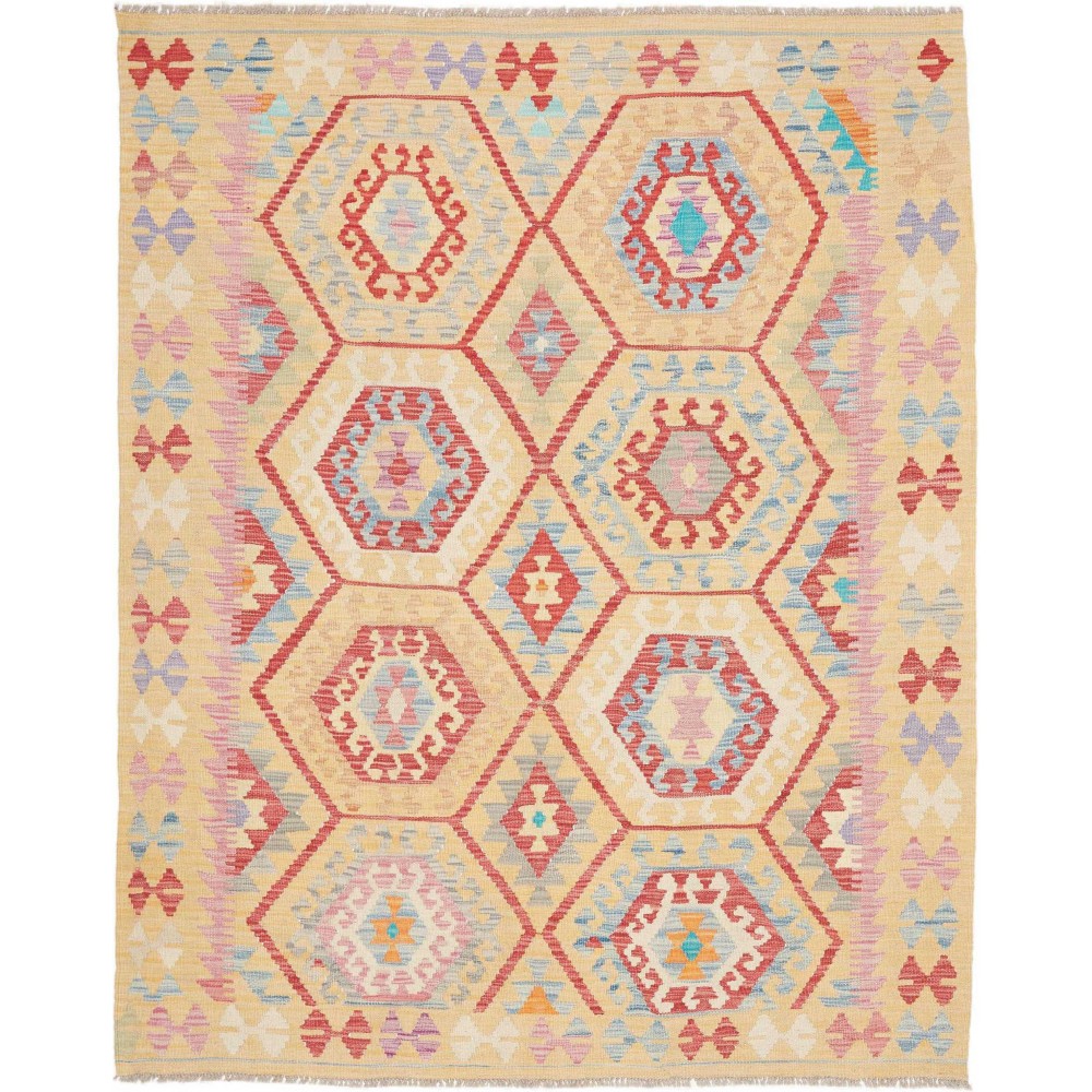 Tappeto Kilim Afghanistan marrone 155x193