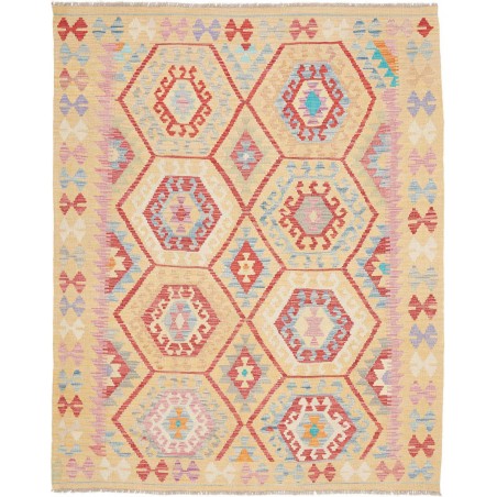 Tappeto Kilim Afghanistan marrone 155x193