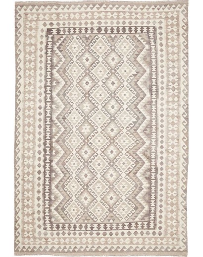 Tappeto Kilim Afghanistan bianco 205x294
