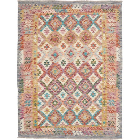 Tappeto Kilim Afghanistan marrone 155x204