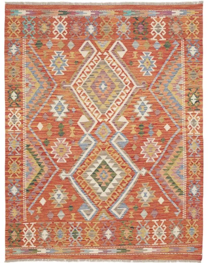 Tappeto Kilim Afghanistan marrone 149x192