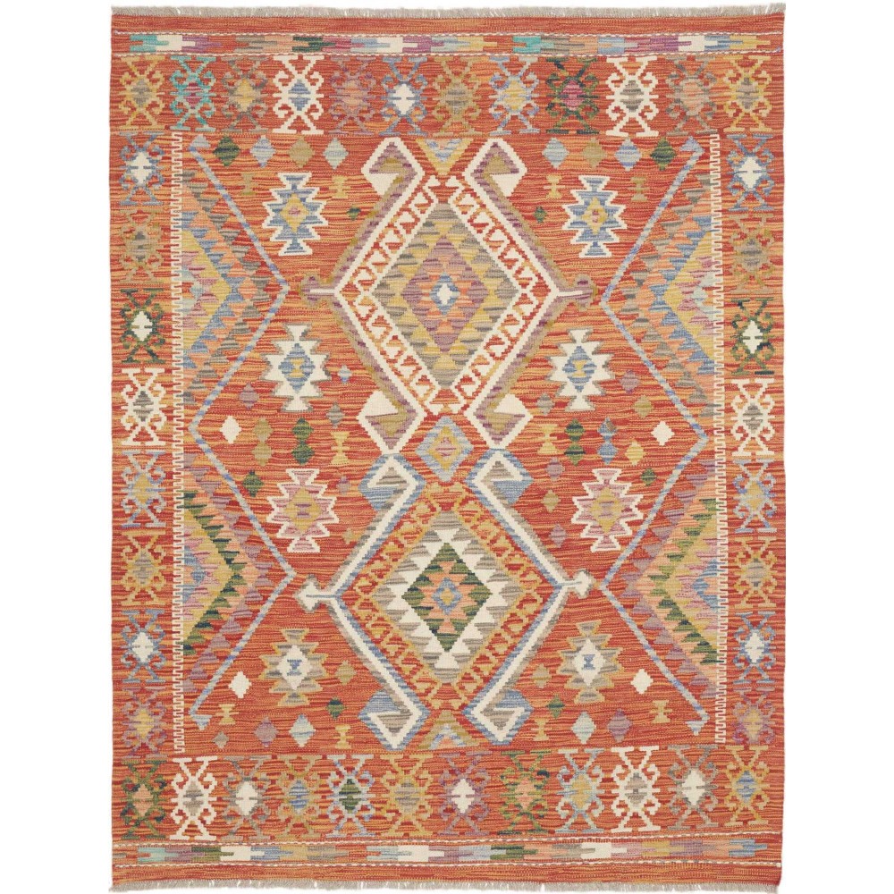 Tappeto Kilim Afghanistan marrone 149x192