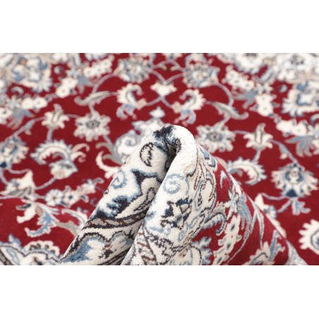 Tappeto Nain Kashmar Persia bianco marrone 167x240