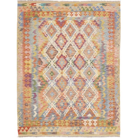 Tappeto Kilim Afghanistan marrone 153x202