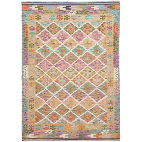 Tappeto Kilim Afghanistan marrone 149x211