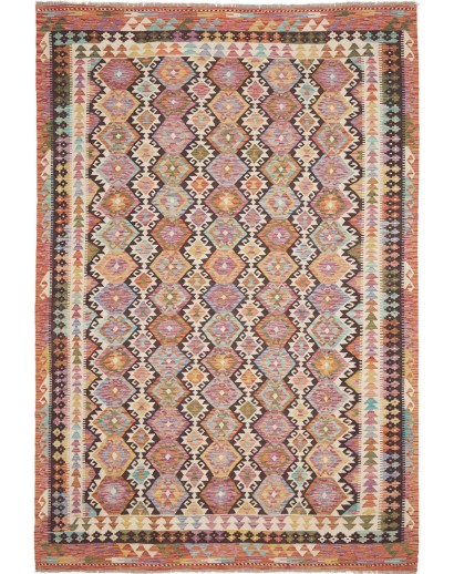 Tappeto Kilim Afghanistan marrone 204x297