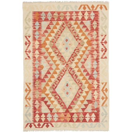 Tappeto Kilim Afghanistan giallo 86x127