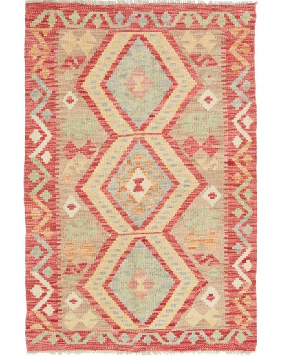 Tappeto Kilim Afghanistan marrone 82x123
