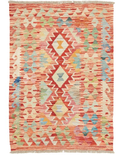 Tappeto Kilim Afghanistan marrone 79x117