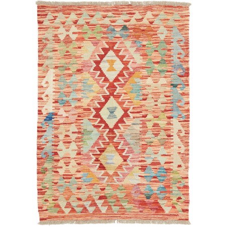 Tappeto Kilim Afghanistan marrone 79x117
