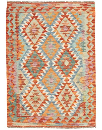 Tappeto Kilim Afghanistan marrone 85x119