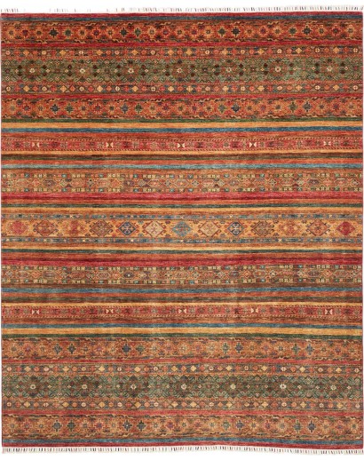 Tappeto Samarkand Pakistan marrone arancione 251x305
