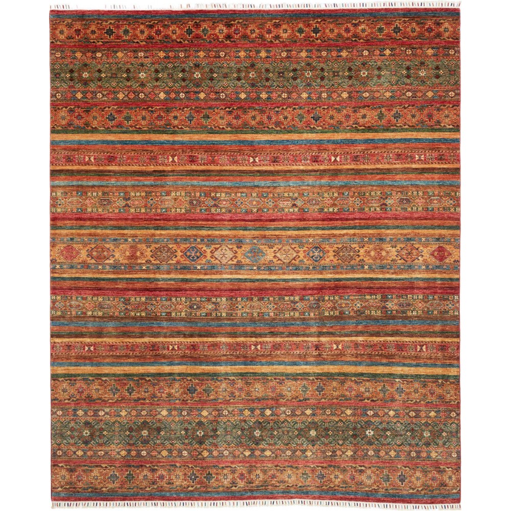 Tappeto Samarkand Pakistan marrone arancione 251x305