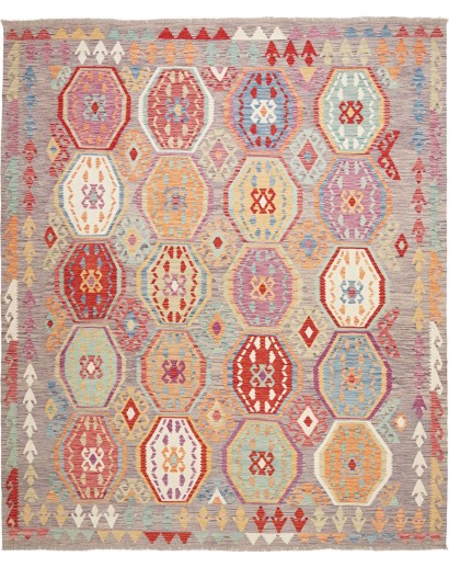 Tappeto Kilim Afghanistan marrone 247x292