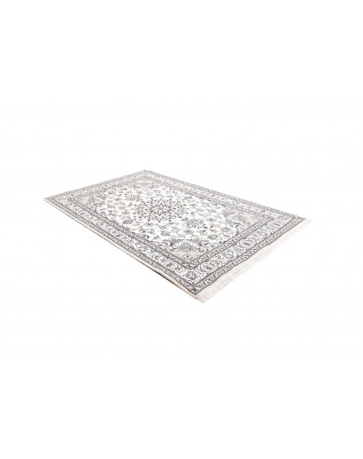 Tappeto Nain Kashmar Persia beige azzurro 165x243