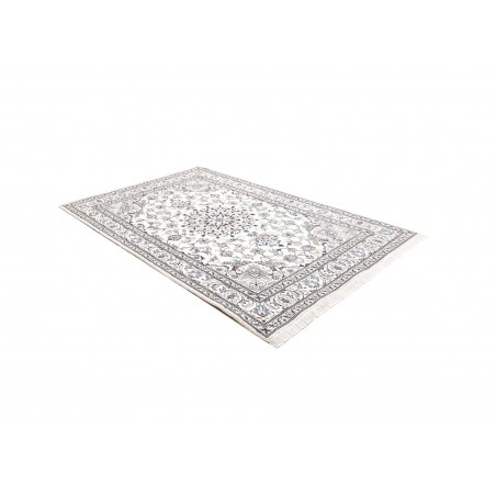 Tappeto Nain Kashmar Persia beige azzurro 165x243