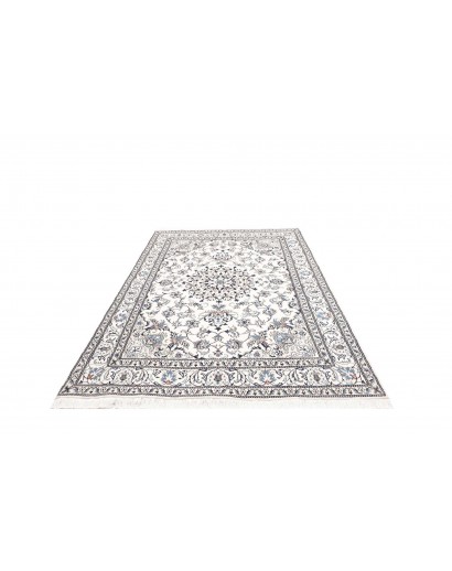 Tappeto Nain Kashmar Persia beige azzurro 165x243