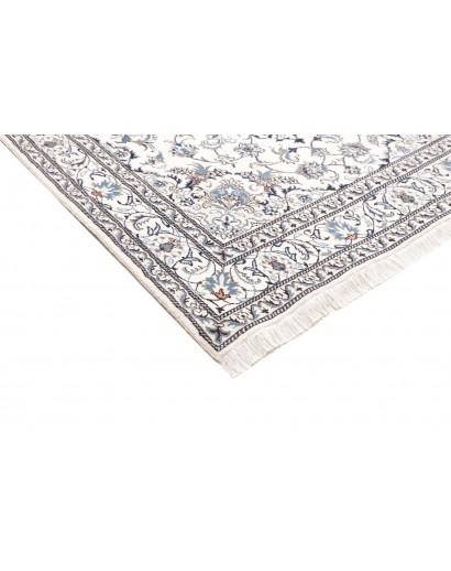 Tappeto Nain Kashmar Persia beige azzurro 165x243