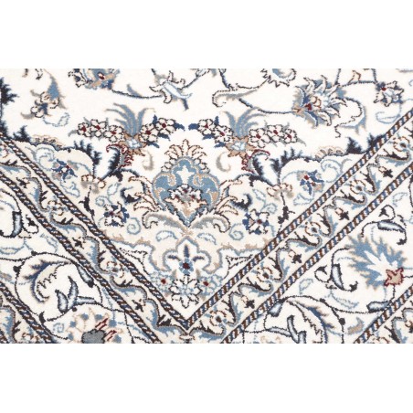 Tappeto Nain Kashmar Persia beige azzurro 165x243