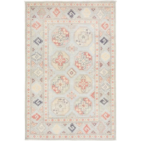 Tappeto Kazak Afghanistan bianco 101x155