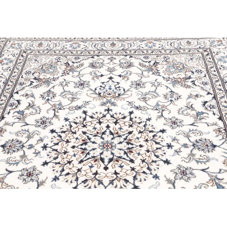 Tappeto Nain Kashmar Persia beige azzurro 165x243