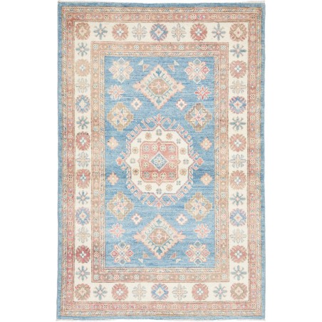 Tappeto Kazak Afghanistan beige azzurro 99x152