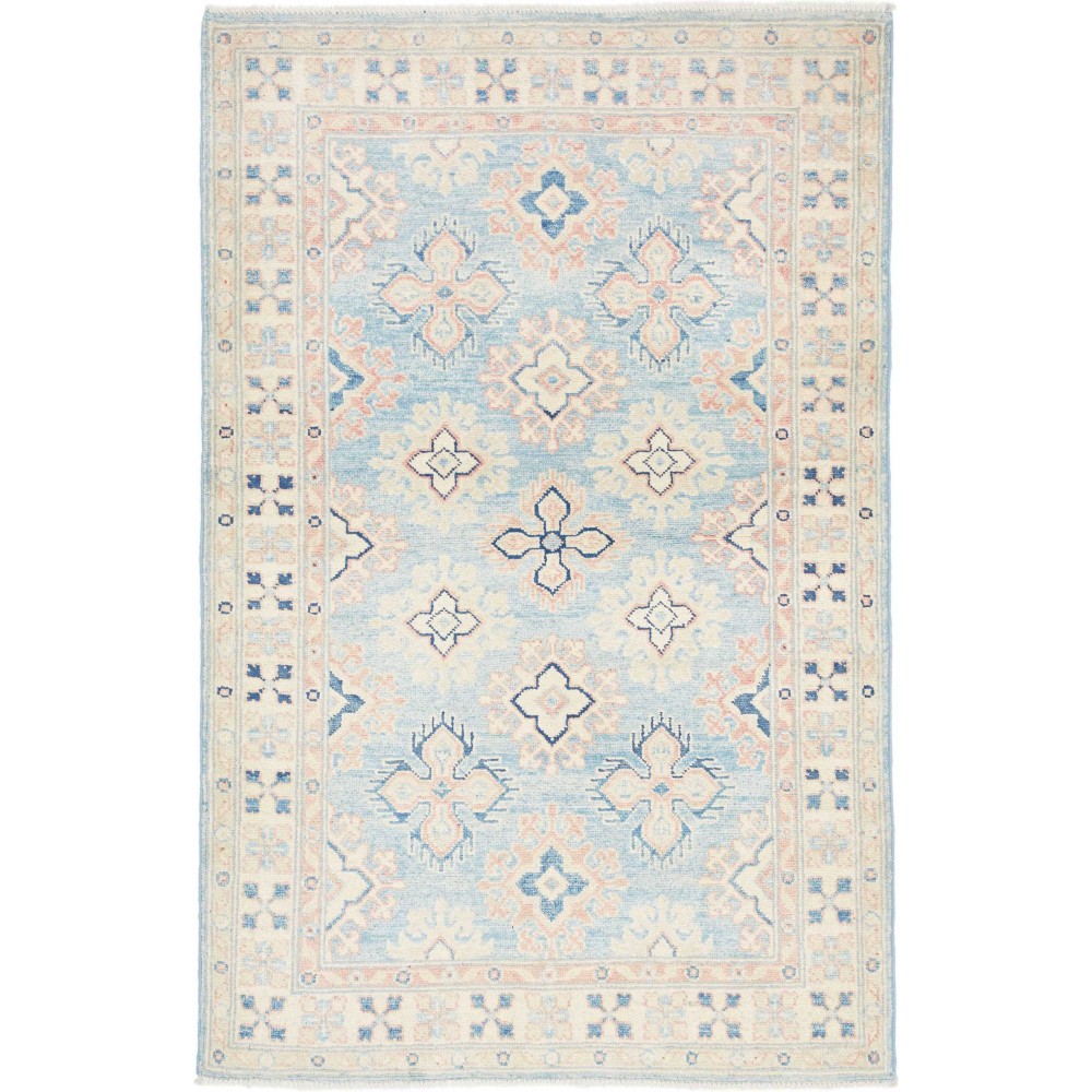 Tappeto Kazak Afghanistan bianco 97x148