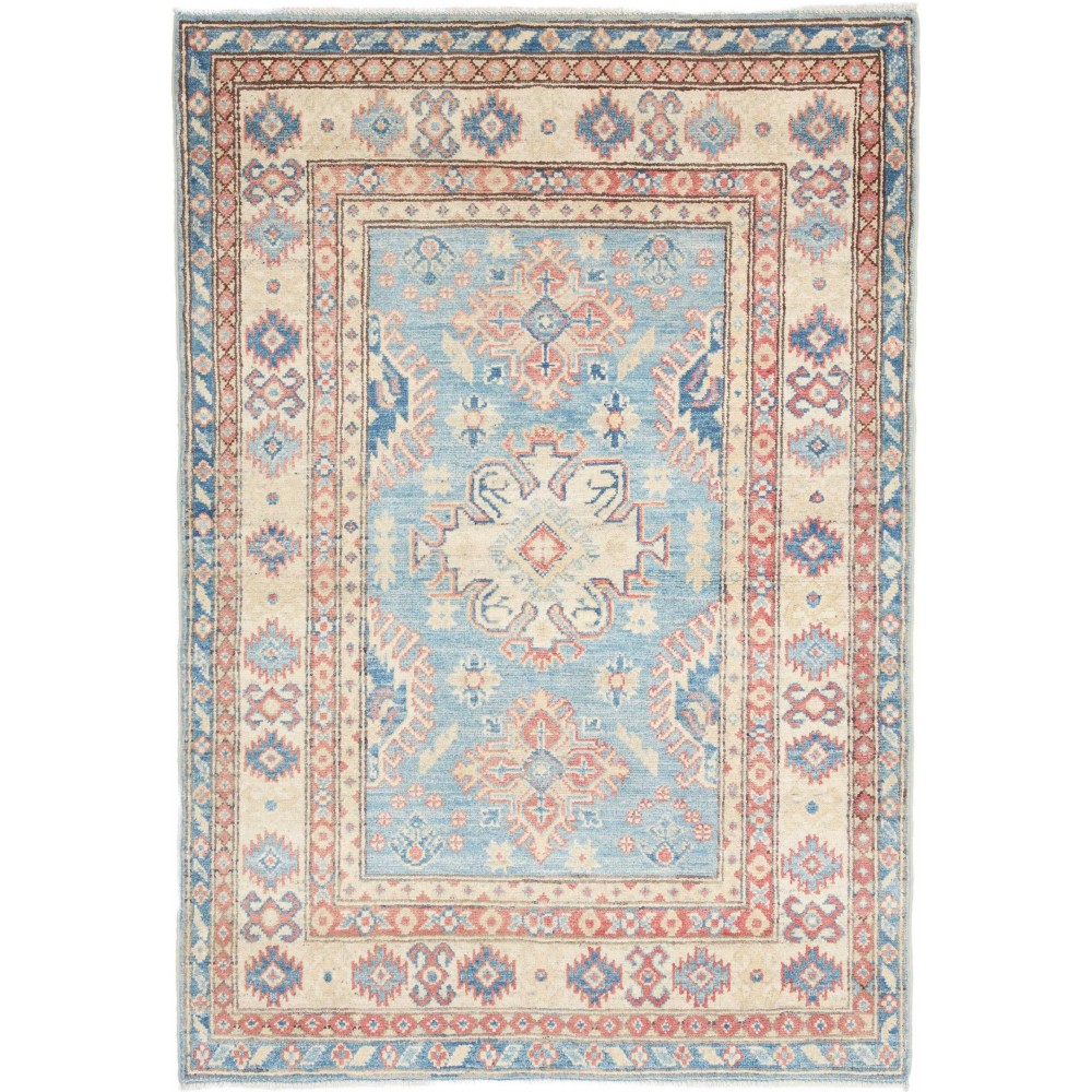 Tappeto Kazak Afghanistan beige verde 101x149