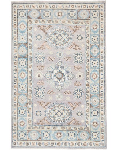 Tappeto Kazak Afghanistan bianco 101x153