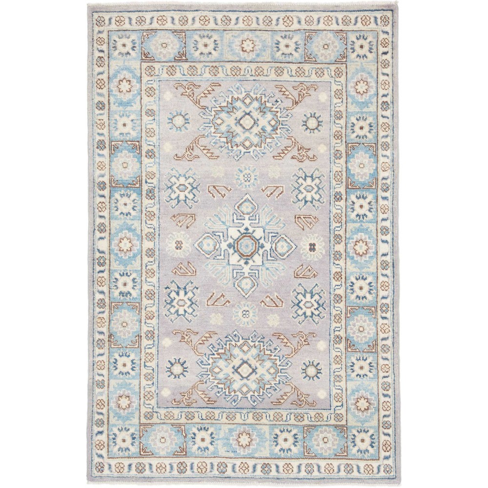 Tappeto Kazak Afghanistan bianco 101x153