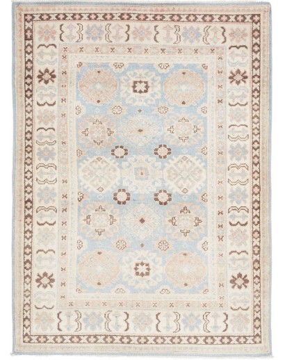 Tappeto Kazak Afghanistan bianco 105x143
