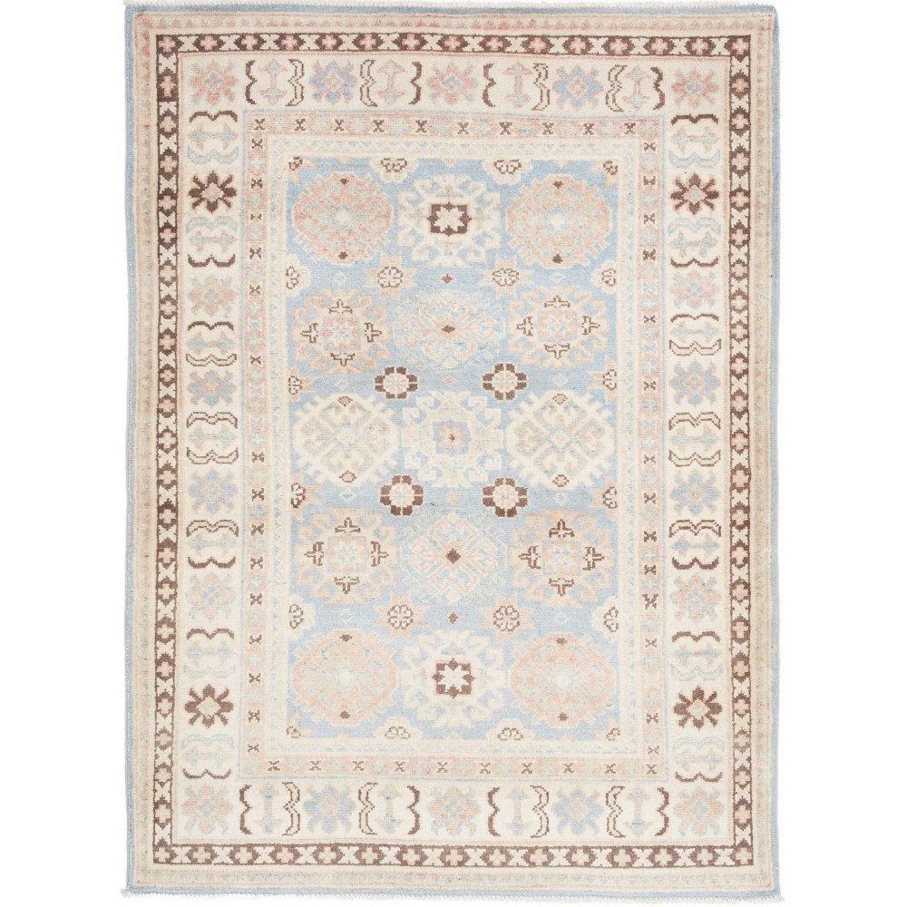 Tappeto Kazak Afghanistan bianco 105x143