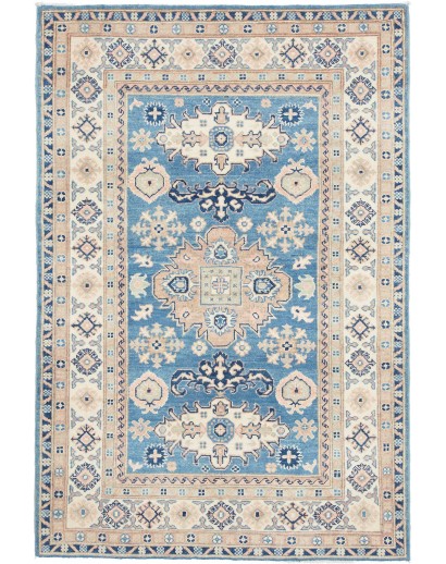 Tappeto Kazak Afghanistan beige grigio 118x177