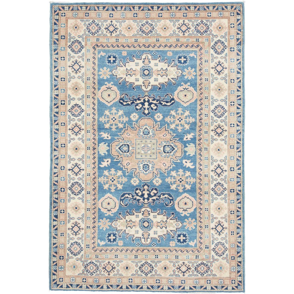 Tappeto Kazak Afghanistan beige grigio 118x177