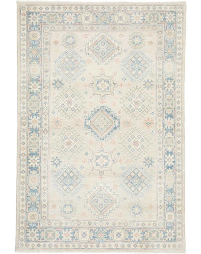 Tappeto Kazak Afghanistan bianco 121x178