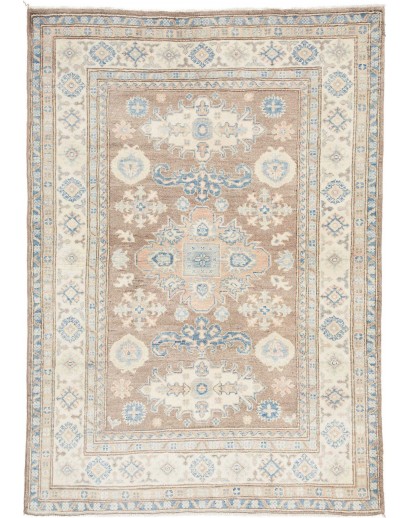 Tappeto Kazak Afghanistan bianco marrone 119x169