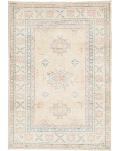 Tappeto Kazak Afghanistan bianco 104x148