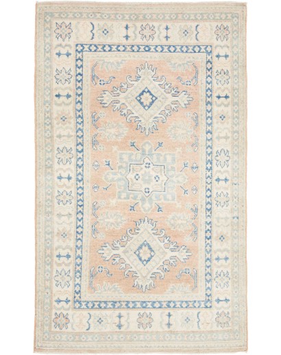 Tappeto Kazak Afghanistan bianco 96x158