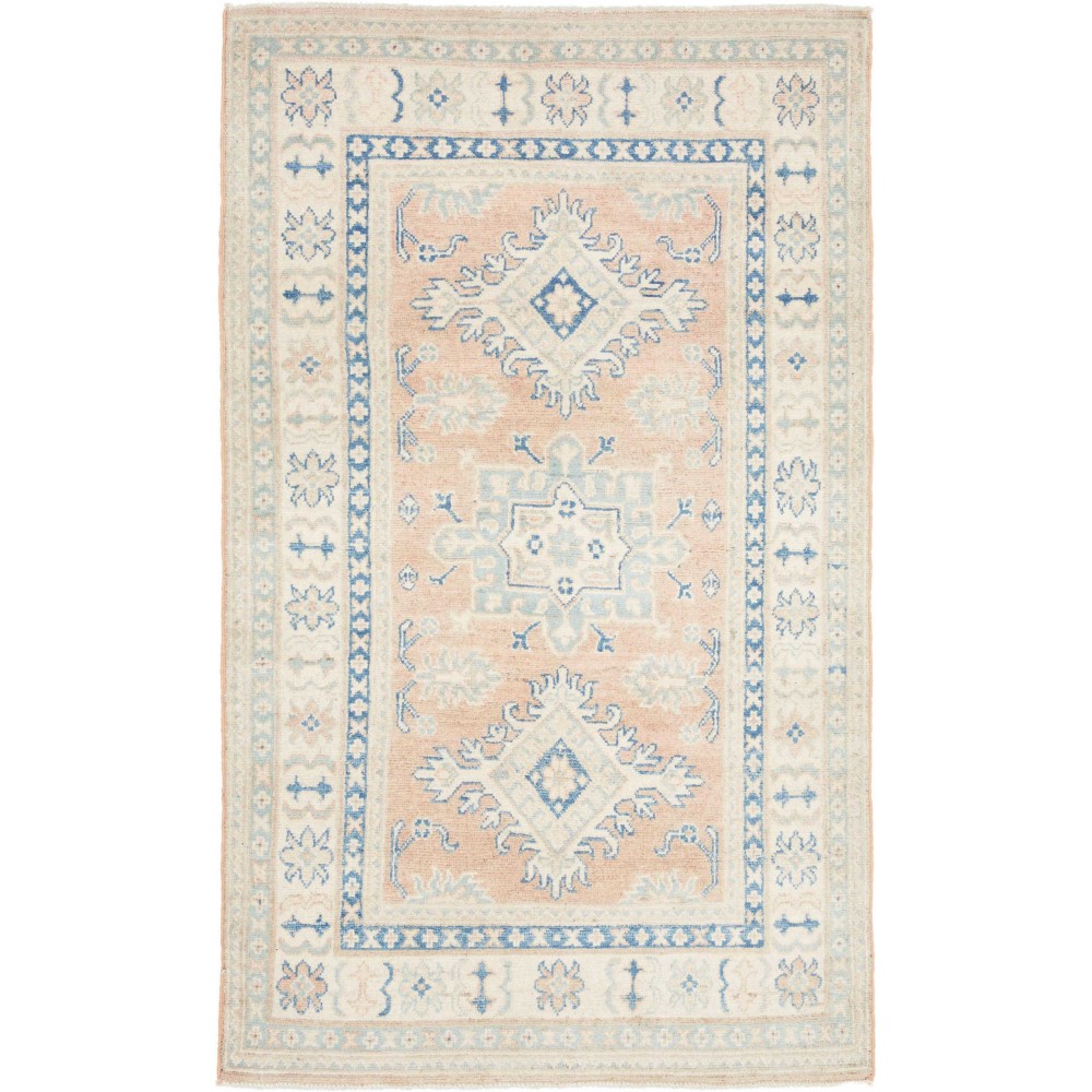 Tappeto Kazak Afghanistan bianco 96x158